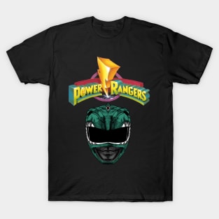 power ranger green head T-Shirt